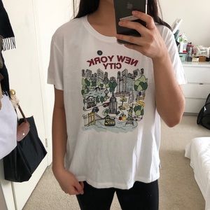 NWT Abercrombie new york city graphic top